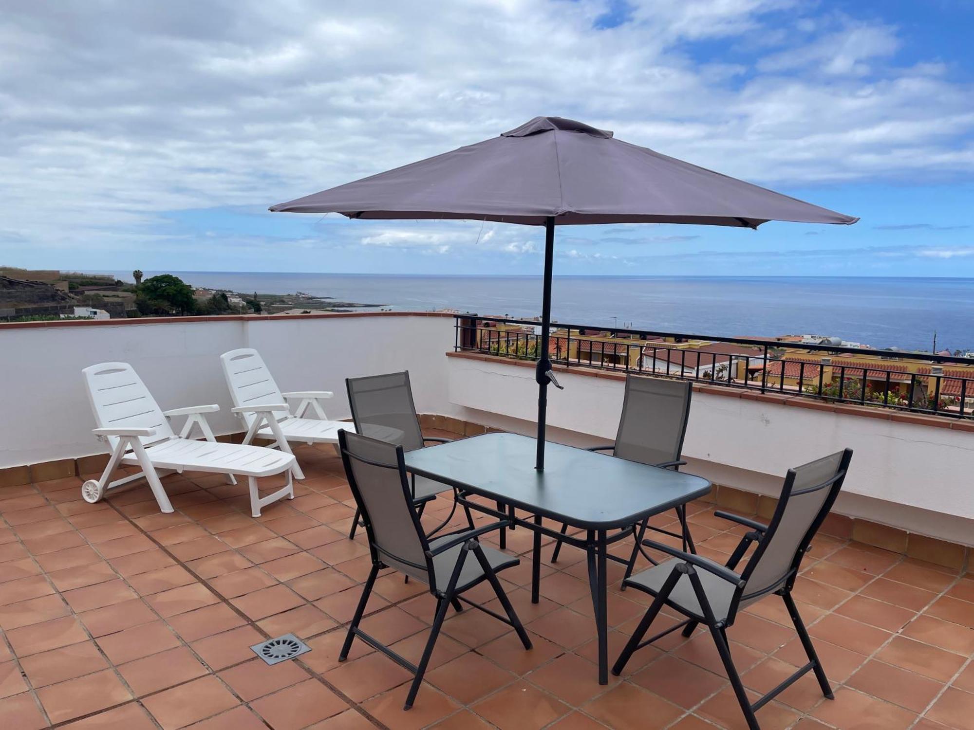 Amazing Duplex With Large Terrace And Sea Views Appartement Puerto de Santiago  Buitenkant foto